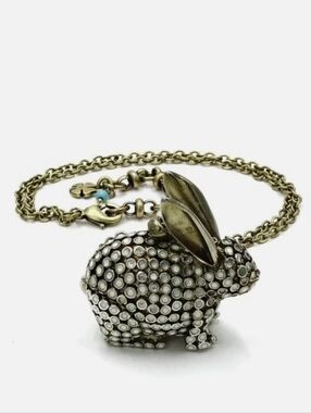 (NWT) Lucky Sterling Silver Rabbit Pendant Necklace